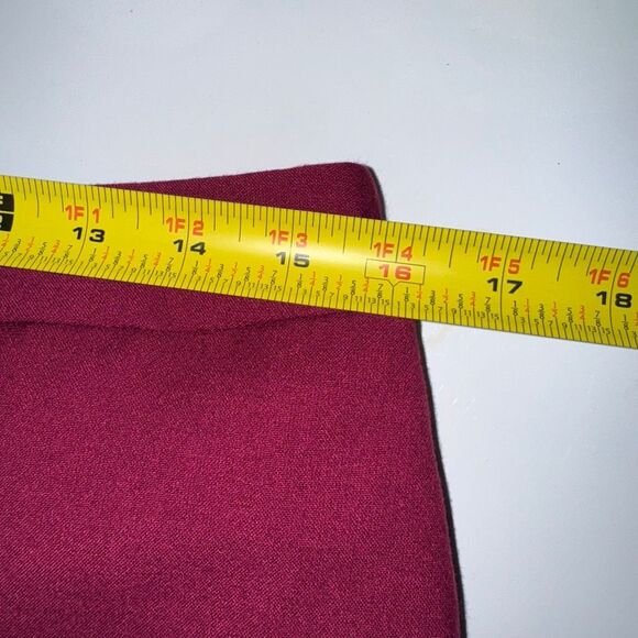 Loft scalloped tiered mini skirt magenta | size 6 - Picture 7 of 8